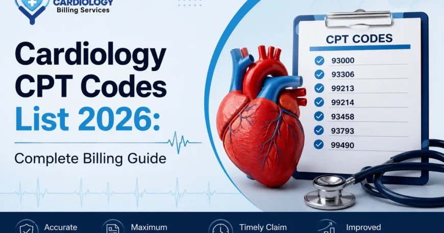 Cardiology CPT Codes List 2026: Complete Billing Guide