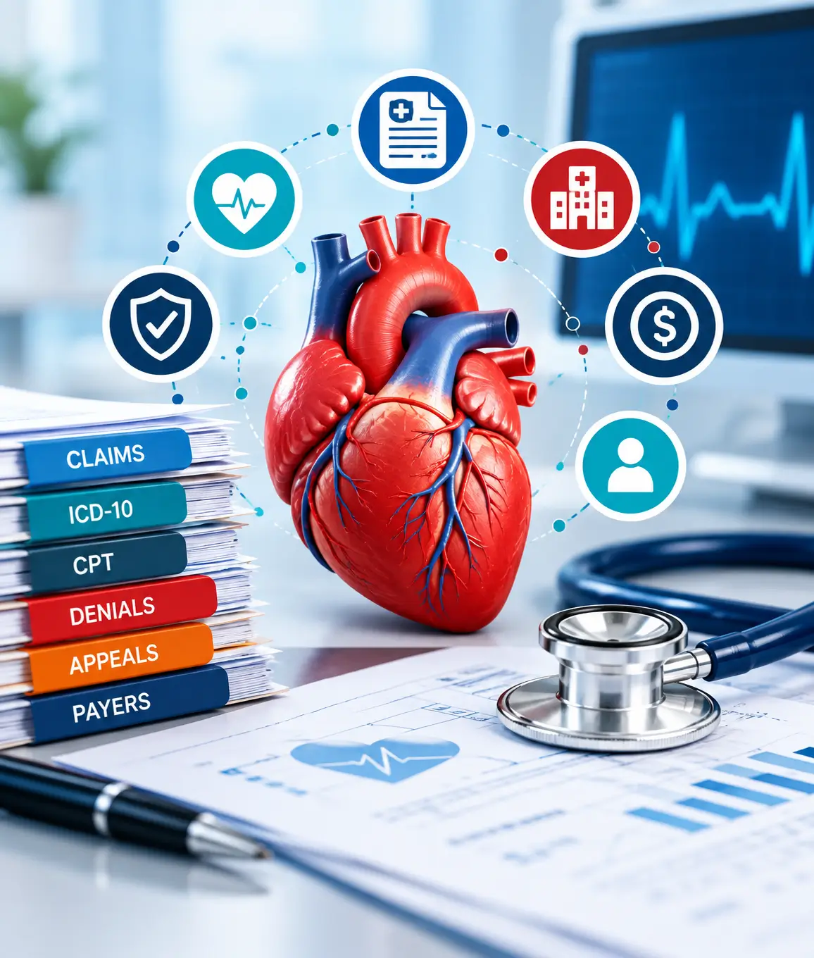 Doctor working in a medical environment