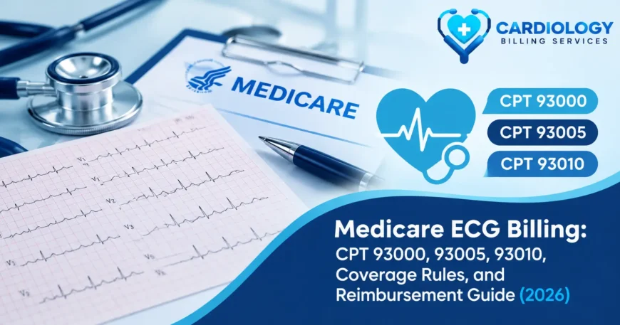 Medicare ECG Billing CPT 93000, 93005, 93010, Coverage Rules, and Reimbursement Guide (2026)