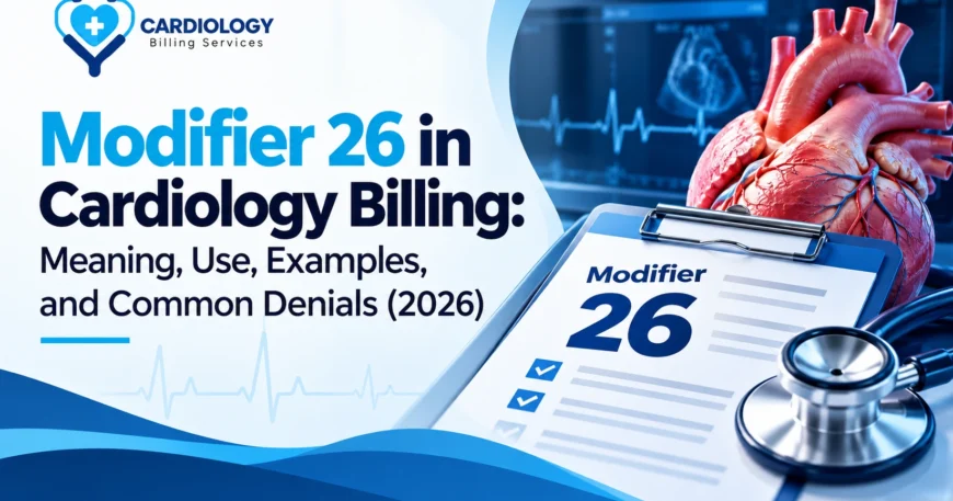 Modifier 26 in Cardiology Billing Meaning, Use, Examples, and Common Denials (2026)
