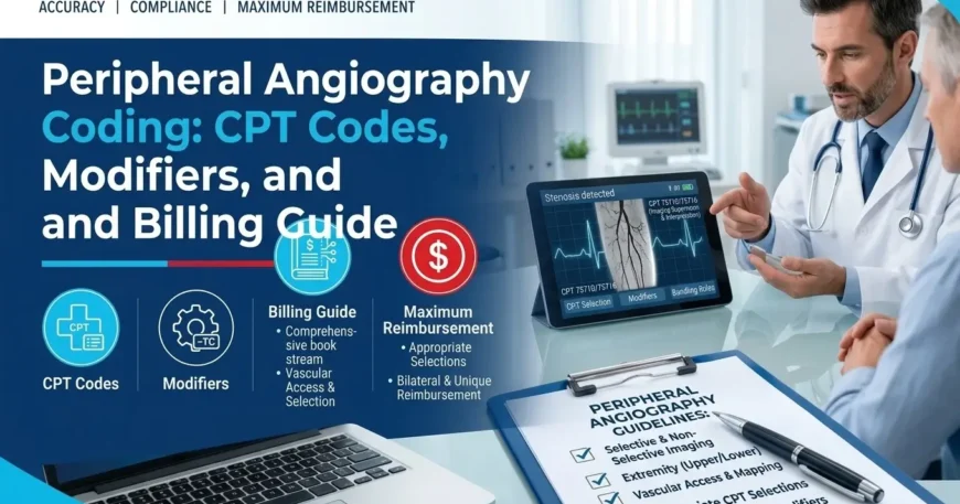Peripheral Angiography Coding CPT Codes, Modifiers, and Billing Guide