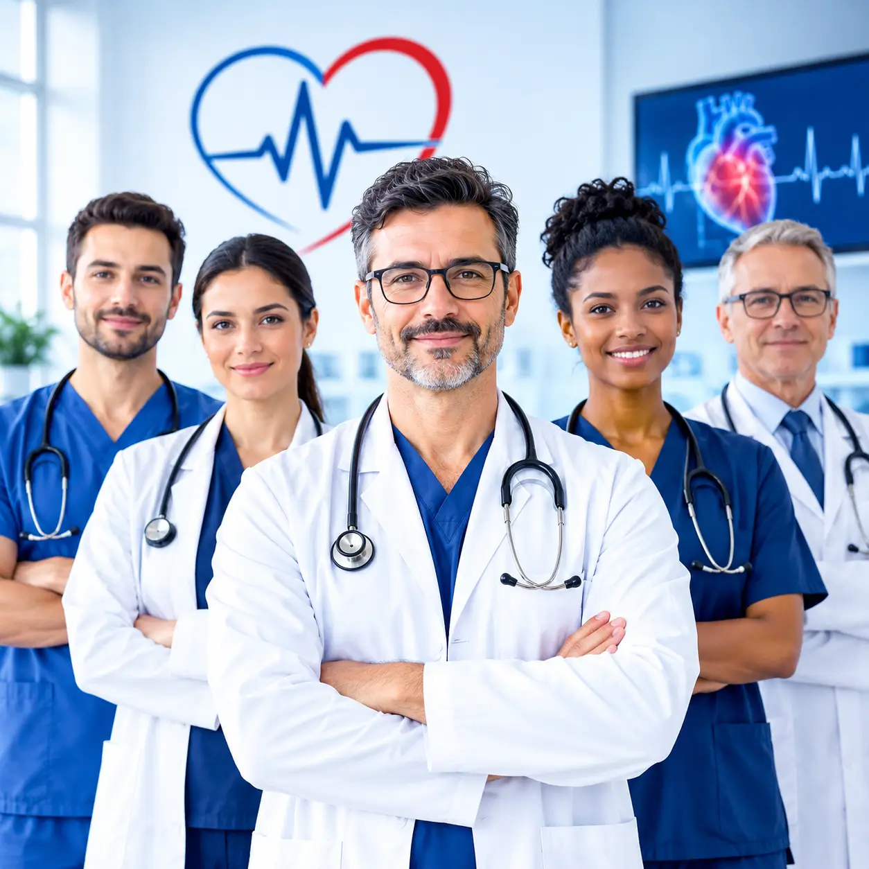 Cardiology medical team