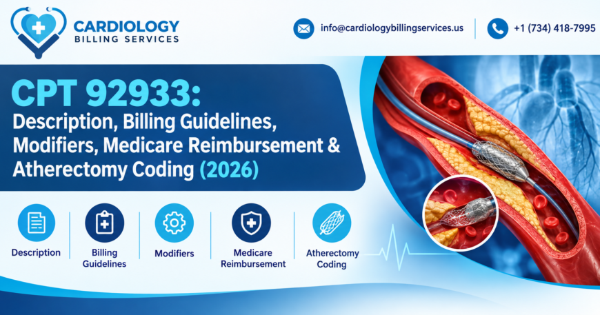 CPT 92933 Cardiology Billing Infographic